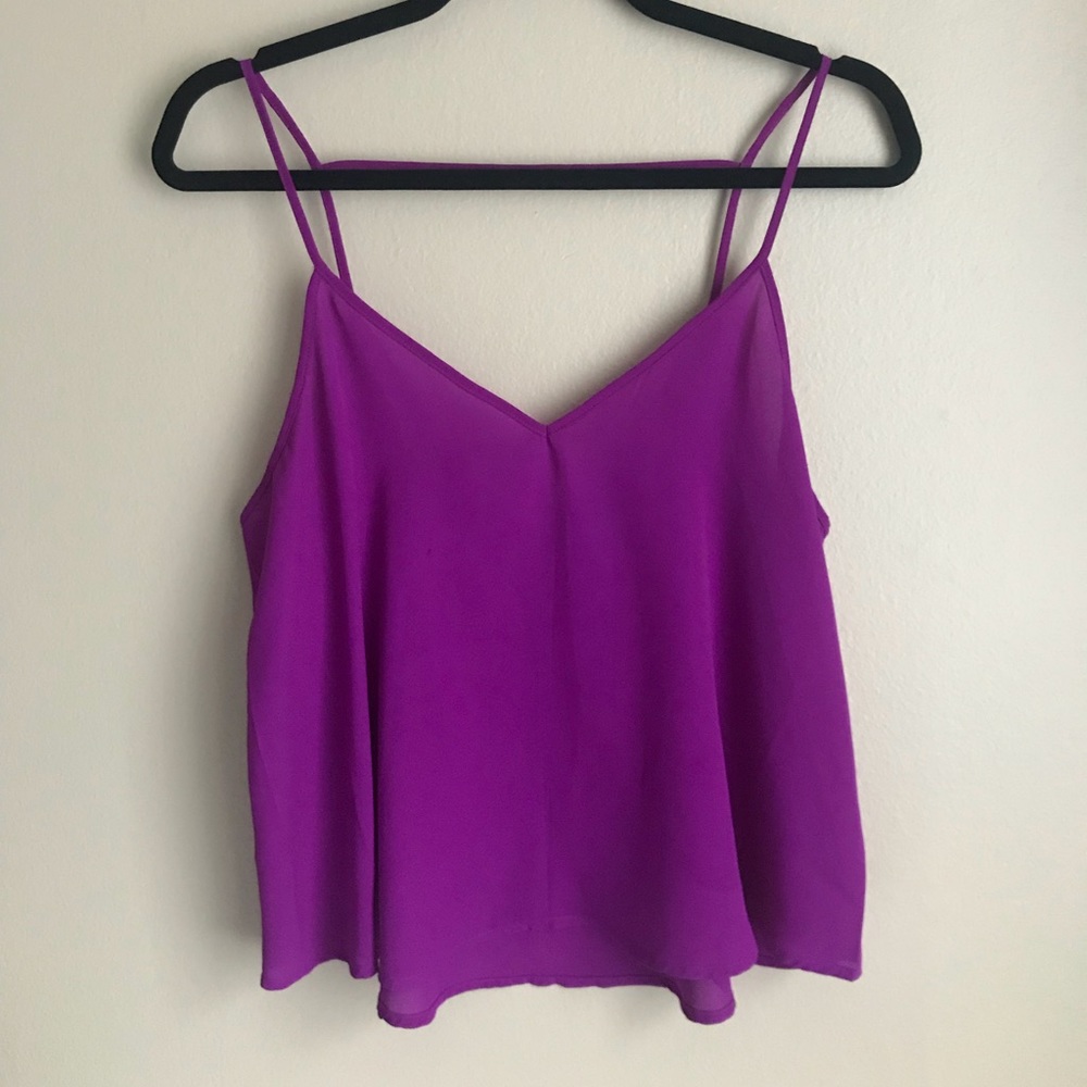 F21 Magenta Strappy Camisole